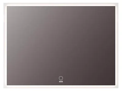 Produktbild von HOME DELUXE - LED-Spiegel NOLA - Rechteckig 90 x 70 cm - 3 verschiedene Lichtfarben, Antibeschlagssystem - 38 Watt Gesamtleistung I Wandspiegel Badspiegel Badezimmerspiegel