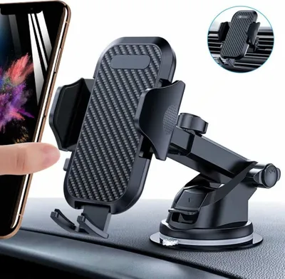 Produktbild von Držák mobilního telefonu do auta Držák do ventilace a přísavky 3 v 1 Univerzální držák mobilního telefonu do auta Držák smartphonu