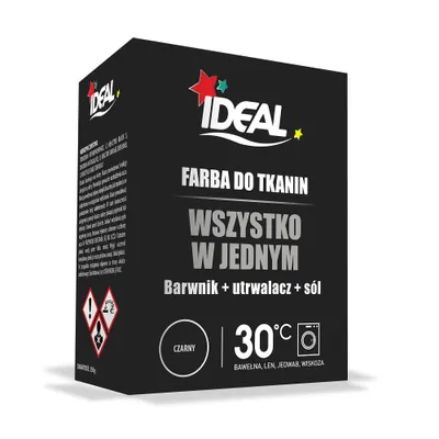 Immagine prodotto di Tintura tessile nera di alta qualità, 350 g - Perfetta per i vostri progetti di tessuto fai da te