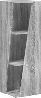 Produktbild von vidaXL Seitenregal Graues Sonoma 33 x 32 x 100,5 cm Holzwerkstoff