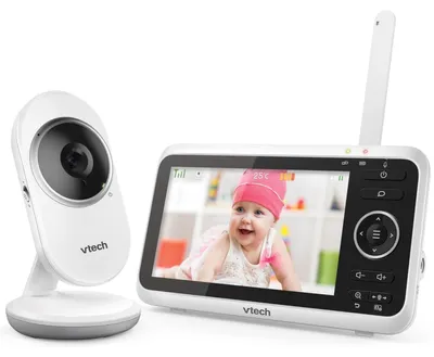 Obrázok produktu pre VTech Babymonitor VM350 – Video monitor pre bábätká s otočnou kamerou – Kvalitný zvuk