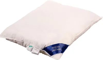 Produktbild von Power of Dreams Daunenkissen 80x80cm, 1400g - Gänsedaunen Kissenfüllung, mittlere Härte und Höhe - 100% Baumwolle