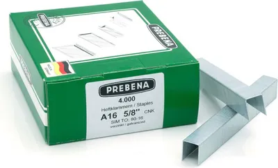 Produktbild von Prebena A16CNK Heftklammern, verzinkt, 4000 Stück