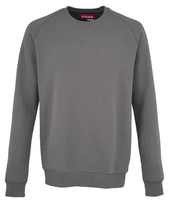 Zdjęcie produktu dla CCM CORE LIFESTYLE FLEECE CREWNECK ADULT, rozmiar:S, kolor:Charcoal