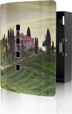 Zdjęcie produktu dla Skrzynka na klucze banjado Design ze stali nierdzewnej na 10 kluczy, wymiary 24 x 21,5 x 7 cm, z zamknięciem magnetycznym,  Toscana [BWSK 10433]