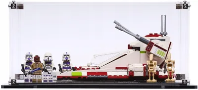 Produktbild von Blacked Brick Vitrine für LEGO® Star Wars 75342 – Republikanischer Kampfläufer