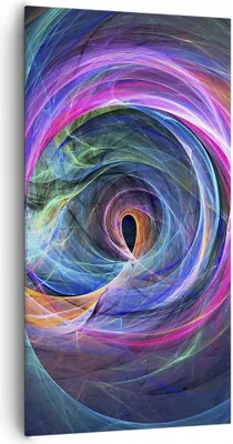 Produktbild von Bild auf Leinwand - Leinwandbild - Abstraktion modern - 65x120cm - Wand Bild - Wanddeko - Leinwanddruck - Bilder - Kunstdruck - Wanddekoration - Leinwand bilder - Wandkunst - PA65x120-3987