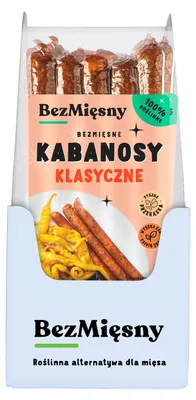Zdjęcie produktu dla Bezmięsne Kabanosy Klasyczne 160 g Bezmięsny