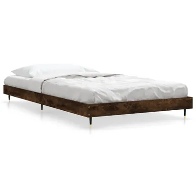Obrázok produktu pre vidaXL Rám postele bez matraca dub dymový 100x200 cm materiál na báze dreva