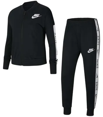 Produktbild von Nike Sportswear Kinder Girl Tracksuit BLACK/WHITE S