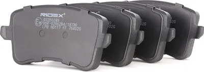 Produktbild von RIDEX Bremsbeläge Satz Hinten für VW Golf V Schrägheck (1K1) 402B0289