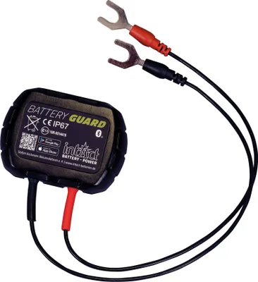 Produktbild von INTACT Battery-Guard Batterieüberwachungssystem für 12V Blei-Säure- und Lithium-Batterien, 72 Tage Speicherdauer, Starttest und Ladetest