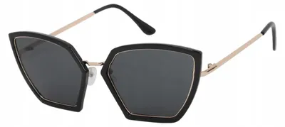 Produktbild von Haker H563A Damen Sonnenbrille Schwarz-Golden