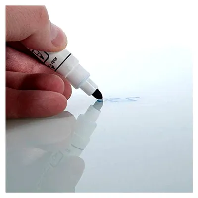 Produktbild von Scritto® Glas-Whiteboard, beschreibbar, magnetisch, 90 x 60 cm