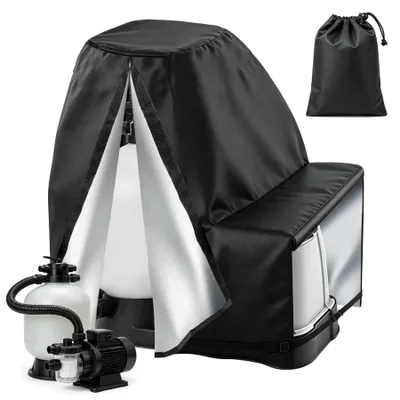 Produktbild von Omgoods - Abdeckung für Poolpumpe, 70 x 65 x 55 cm, 600D