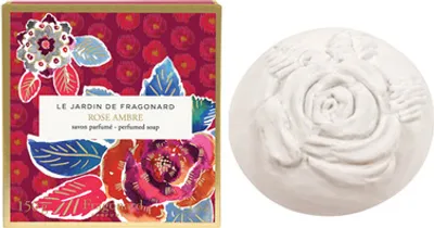 Produktbild von Fragonard Parfümierte Seife, 150 g, Orientalischer Duft, sanft zur Haut, Kopfnote: Bergamotte, Schwarze Johannisbeere; Herznote: Rose, Mandel; Basisnote: Patschuli, Amber, Tonkabohne, Vanille