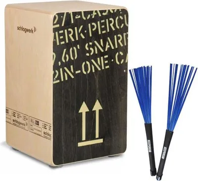 Obrázok produktu pre Schlagwerk CP404 BLK Cajon s kefami