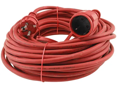 Obrázok produktu pre REV garden extension lead, 25m, 25 m, 250 V, Červená