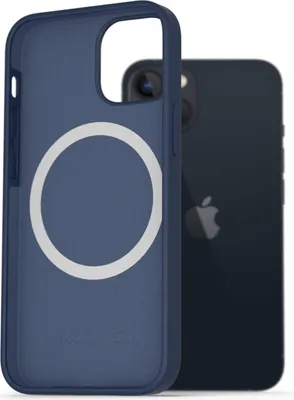 Obrázek produktu pro Silikonové pouzdro AlzaGuard kompatibilní s Magsafe pro iPhone 13 modrý