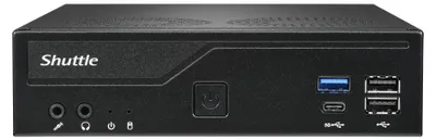Produktbild von Shuttle Slim Barebone DH610V2 S-1700 H610 – Barebone-System – Intel Sockel 1700 (Core i)