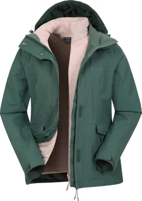 Obrázek produktu pro Mountain Warehouse - Bunda "Thunderstorm II", nepromokavá 3 v 1 pro ženy MW1467 (46 CZ) (Zelená)