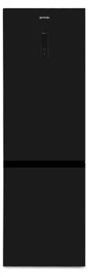 Produktbild von Gorenje G600 Freistehend Kühlschrank/Gefrierschrank, 200 x 60 x 59.2 cm, Schwarz, 331 l, SN-T, 10 kg/24h, B, Fresh Zone Fach, Schwarz, Edelstahl