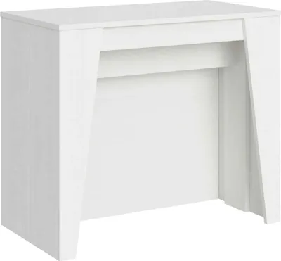 Immagine prodotto di ITYHOME - Consolle allungabile 90x48/296 cm Bakari bianco frassino allunghe interne