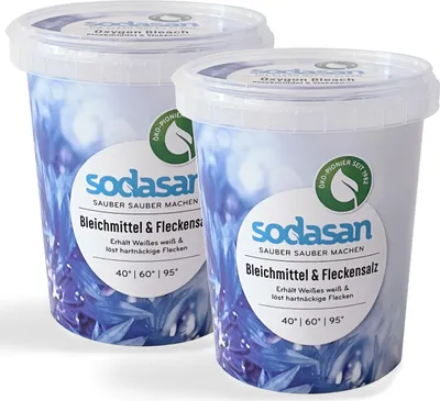 Produktbild von Sodasan Bleichmittel & Fleckensalz 450g löst hartnäckige Flecken (2er Pack)