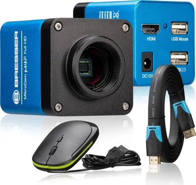 Image de MikroCam BRESSER mini caméra microscopique Full HD HDMI