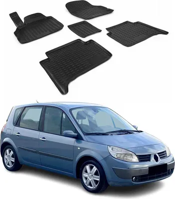Image de 2003-2009 Renault Scenic Tapis de sol TPE noir 5 pcs
