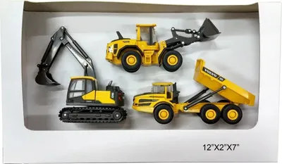 Immagine prodotto di Set DC Volvo, con 3 veicoli da costruzione Volvo