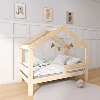 Produktbild von NeedSleep® Hausbett 90x180 cm mit Rausfallschutz Symmetrisch