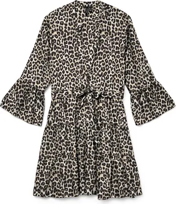 Produktbild von Vero Moda Melba Kurzes Kleid Mit 3/4-ärmeln Braun M Frau Braun M