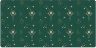 Produktbild von Laptop Schreibtischmatte - Mauspad - 120x60 cm - Tischunterlage - Mystisches esoterisches Muster