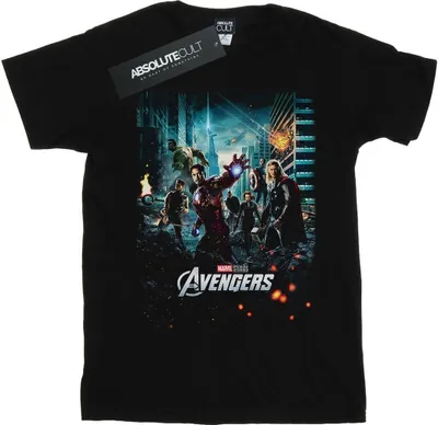 Produktbild von Marvel Studios - "The Avengers" T-Shirt für Herren BI42787 (S) (Schwarz)