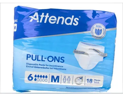 Productafbeelding van Attends Pull-Ons 6 Maat M (18 Stuks)