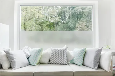 Produktbild von TEXMAXX Milchglas Fensterfolie Sichtschutz - 60cm x 200cm - SF01 ohne Design - blickdicht statisch selbsthaftende Milchglasfolie Sichtschutzfolie