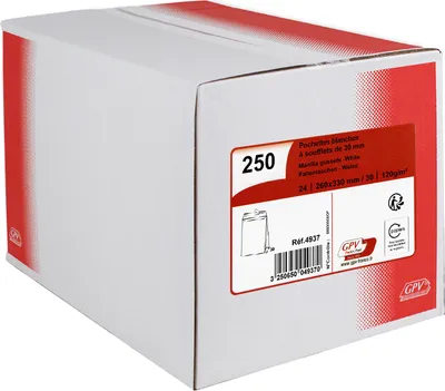 Produktbild von GPV France 4937, Weiß, Papier, 120 g/m², 260 mm, 330 mm, 28,813 g