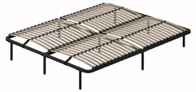 Produktbild von i-flair Metallbett 180x200 cm FRANK mit Lattenrost und abnehmbaren Füßen