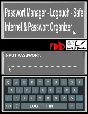 Produktbild von Passwort Manager Logbuch für Internet & Passwort Organizer, inkl. Nachlassseiten