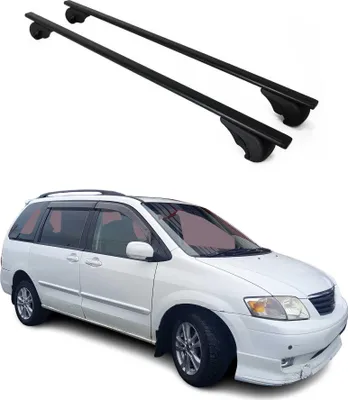 Immagine prodotto di Barre portatutto trasversali per Mazda MPV 1999-2006 Ferro Nero