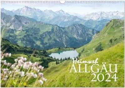 Produktbild von Heimweh Allgäu 2024 (Wandkalender 2024 DIN A3 quer), CALVENDO Monatskalender