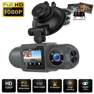 Produktbild von Dashcam Auto Vorne Innen Dual 2,5K 1080P Dasch-Cam Kabellos mit Infrarot-Nachtsicht