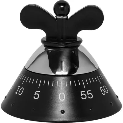 Produktbild von Alessi Küchentimer schwarz A09 B