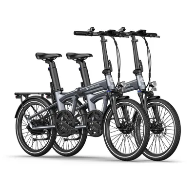 Immagine prodotto di 2*ADO Air 20S bici elettrica pieghevole, city bike, trasmissione a cinghia, 20", 250W, STVZO, uomo/donna