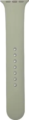 Produktbild von Original Apple Sport Armband M/L 38/40/41mm Light Gray Titanium Lochriemen