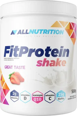 Produktbild von AllNutrition | FitProtein Shake | Whey Protein with Collagen Strawberry