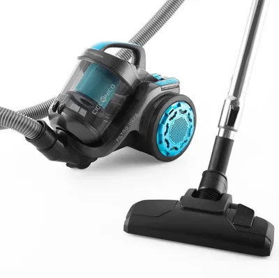 Cycloon-Staubsauger, beutellos, HEPA, 2 l, 800 W, schwarz-blau