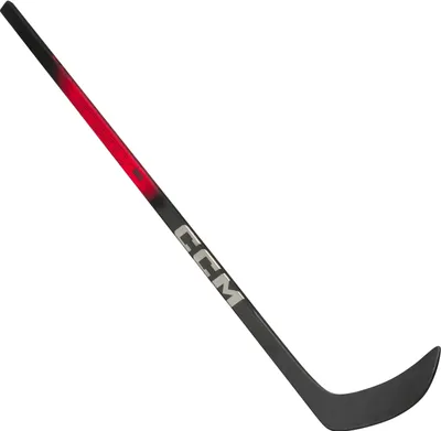 A hockey stick on a white background.