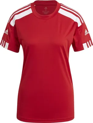 Produktbild von Adidas Squadra 21 Trikot Kurzarm Damen - Rot / Weiß  | Größe: S